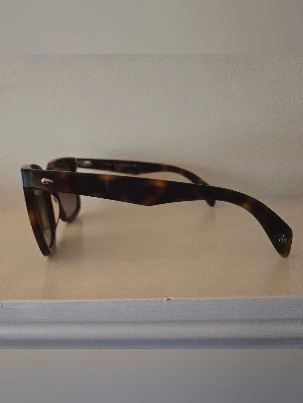 Rag & Bone RNB1018/S Square Sunglasses in Havana Gradient 56-19-145 Polarized
